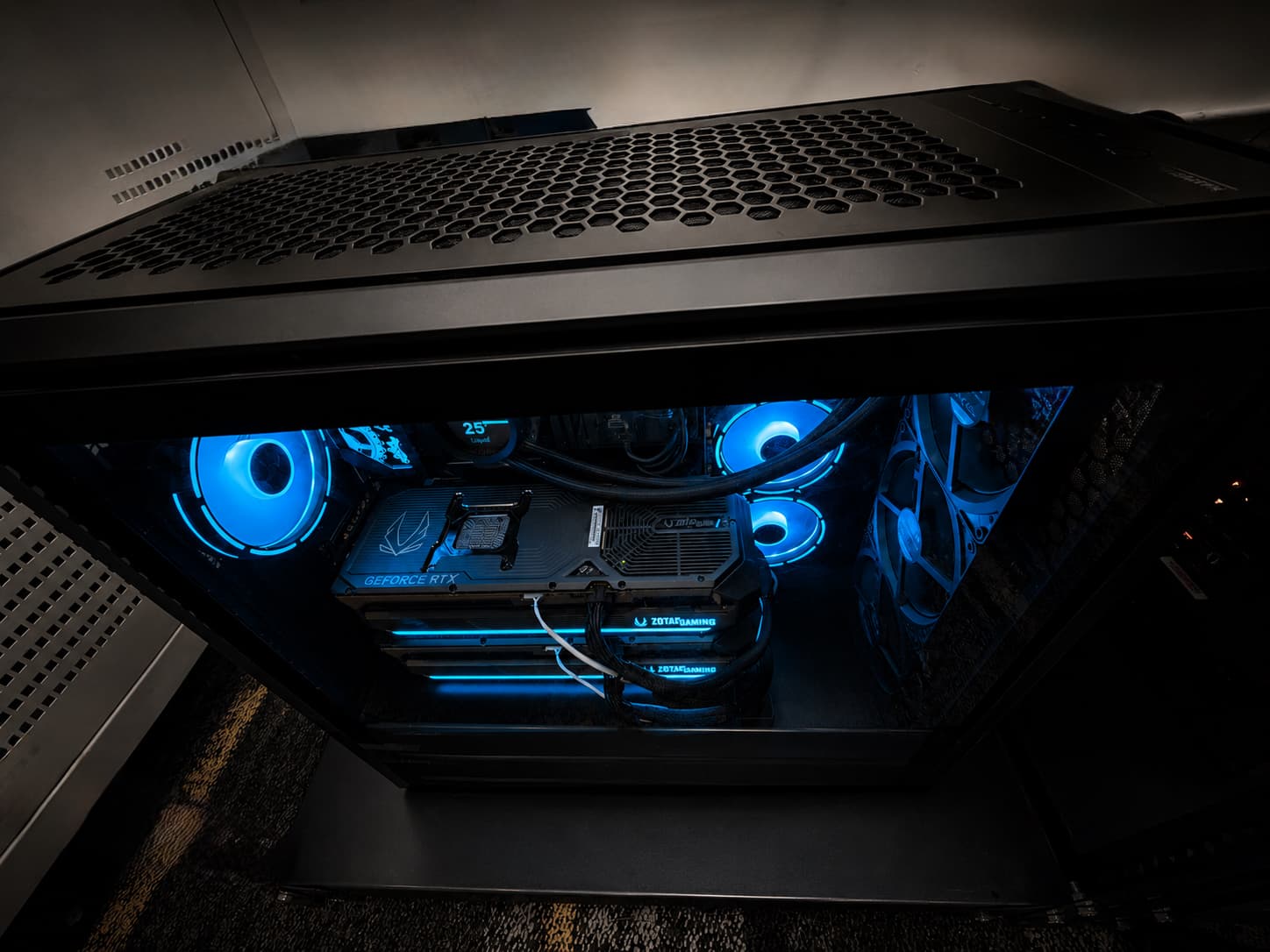 A single GPU workstation in the Deepsoch AI cluster